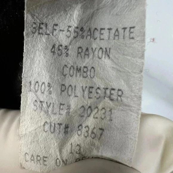 Vintage JBS Ltd Dress Size 12 Red Vest Skirt & Black Velvet Top Holiday Prairie - Picture 14 of 16